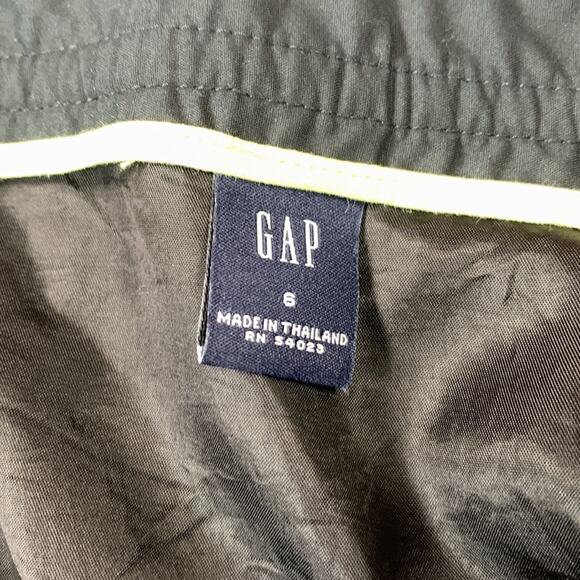 Gap grey wool blend classic button down mini skirt, size 6 - Picture 8 of 10